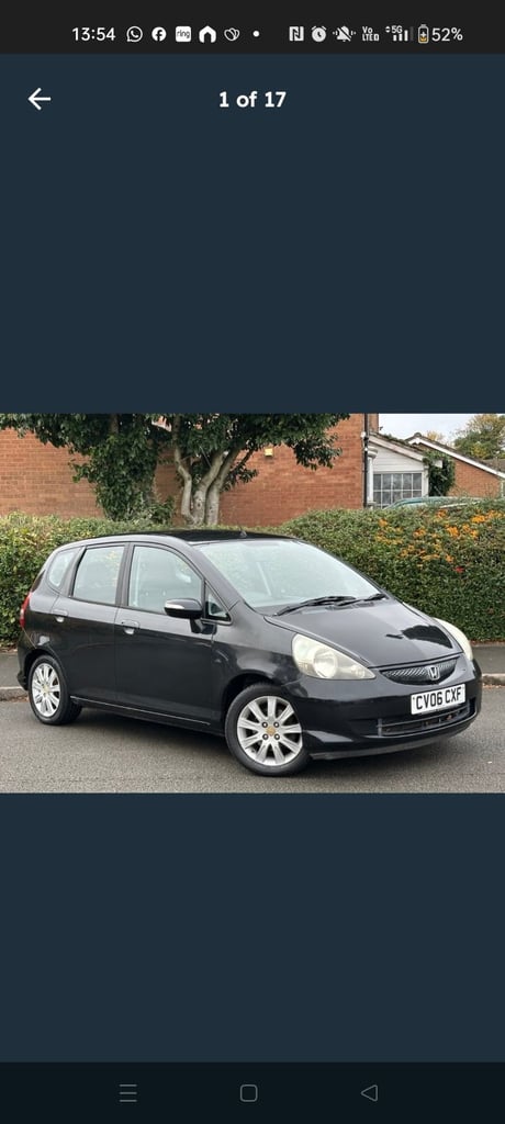 Honda, JAZZ, Hatchback, 2006, Semi-Auto, 1339 (cc), 5 doors