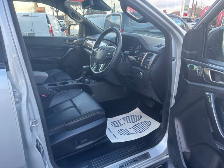 2020 Ford Ranger 2.0 EcoBlue Wildtrak in silver, 56,000 miles, 2 owners, Euro 6 ULEZ, 4x4, a PICK...