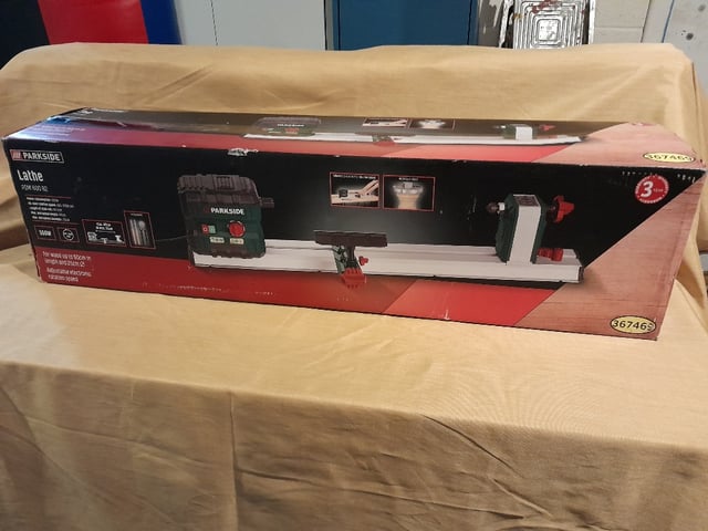 New Wood lathe Parkside 600B2 550w 6.5kg in Llanelli