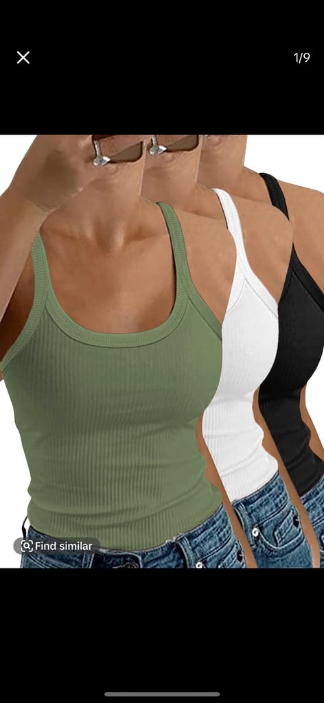 image for 3 x brand new strappy tops 