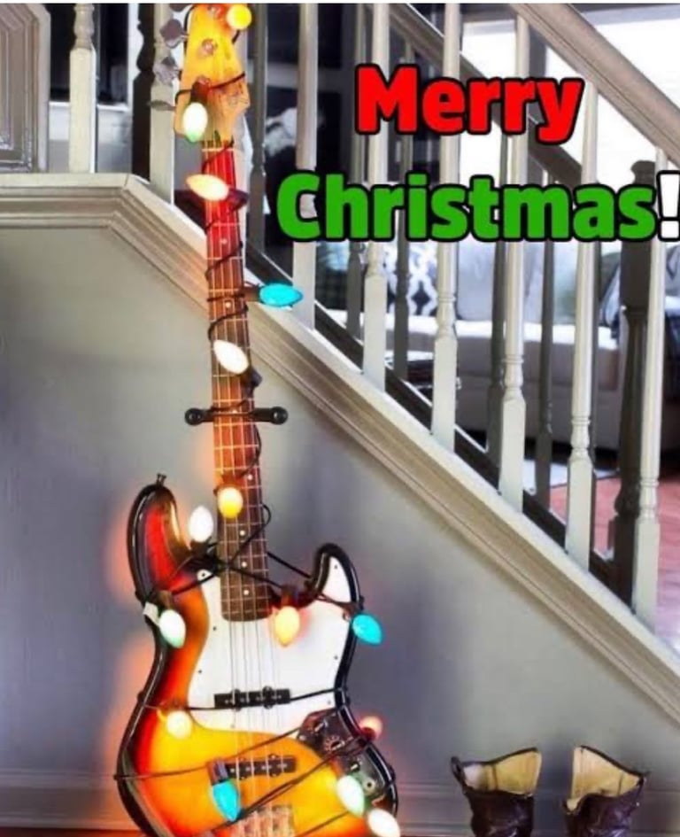 Bass Guitar packages 📦 ready for Christmas 