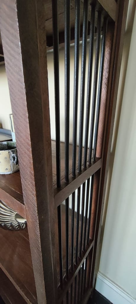 Stunning Reclaimed Teak Shelving Unit
