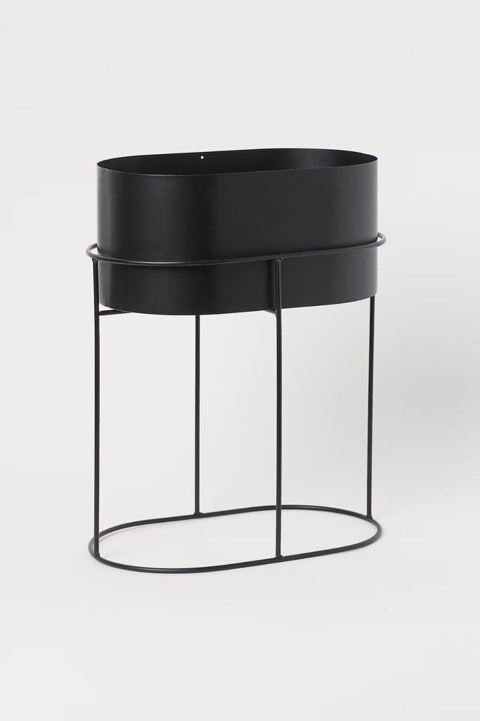 image for H&M Home Metal Planter Box Pot Black