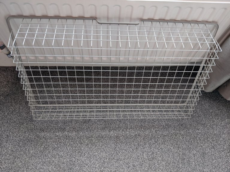 image for IKEA PAX Wardrobe Metal Drawer Basket Shelf Storage Box KOMPLEMENT Large X2