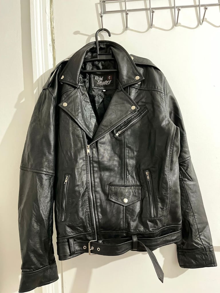 It's a stylish leather jacket 