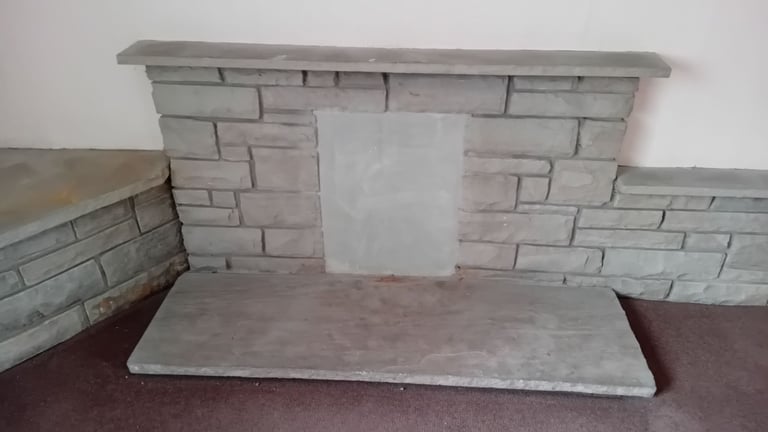 Free Brick / Stone TV Fireplace