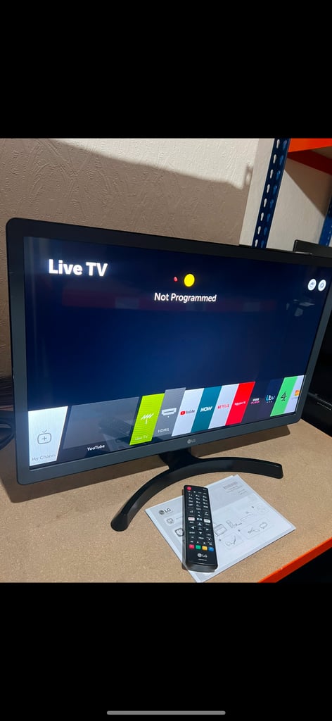 image for Lg 28 inch  smart led tv with stand and remote 