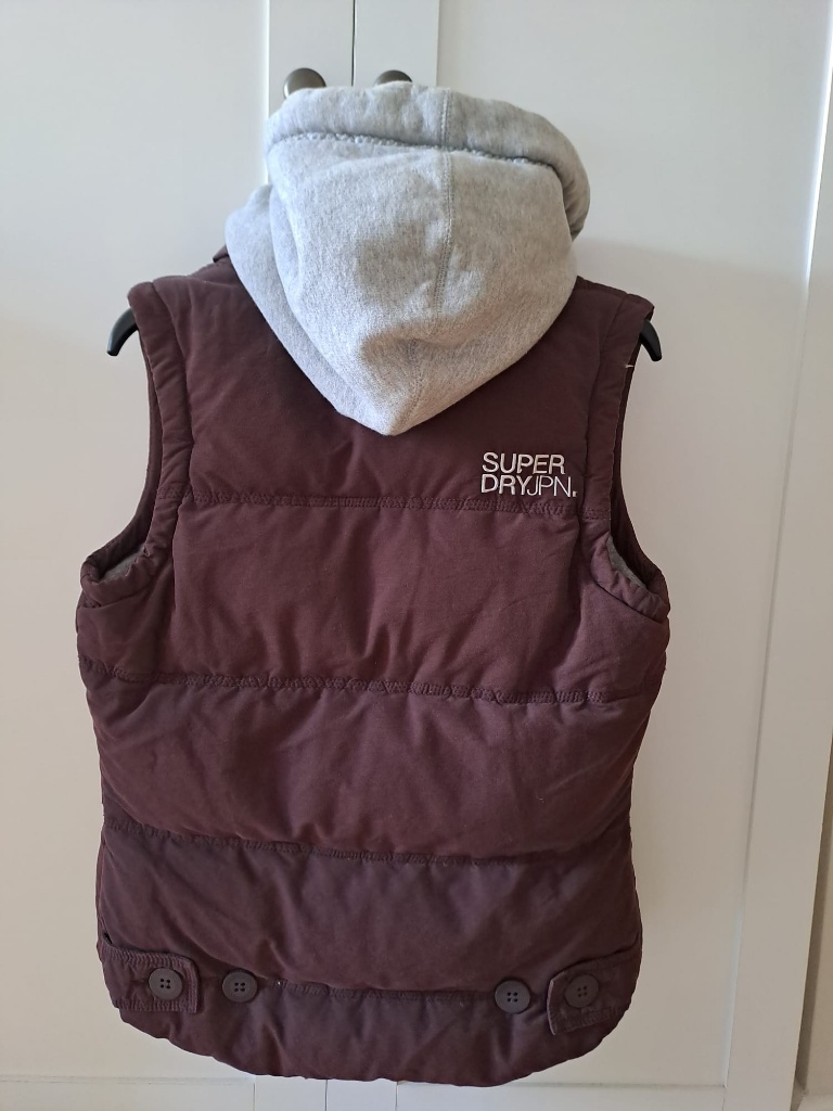 Maroon Superdry Gillet