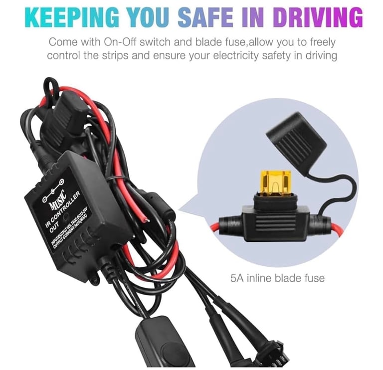 DAJILI Underglow Car Lights Kit