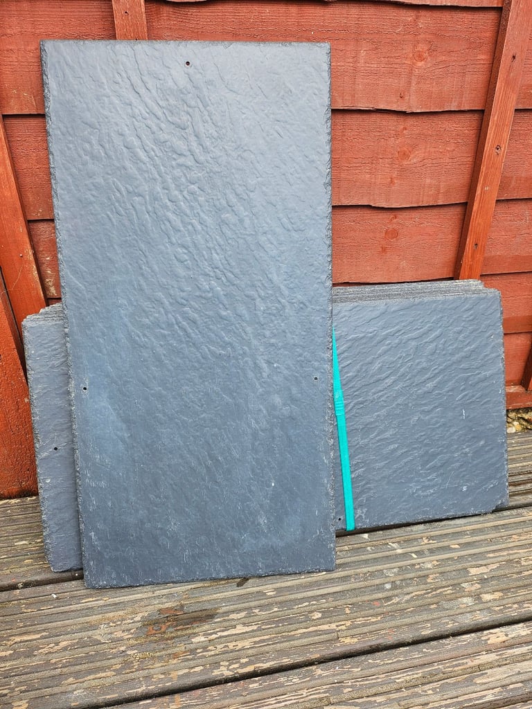image for Slate Tiles synthetic, Black 300mm x 600mm, 650 in total 