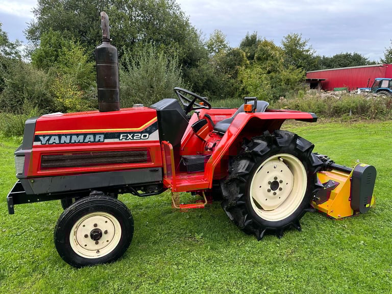YANMAR FX20 2WD Compact Tractor & New 4ft Flail Mower *** WATCH VIDEO *** 20 HP * * 426 hours