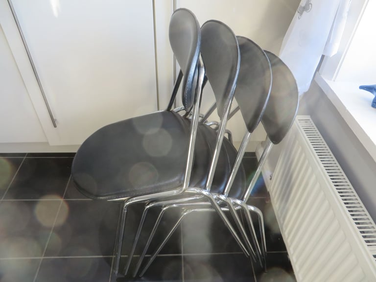 image for Four kitchen dining chairs- REDUCED