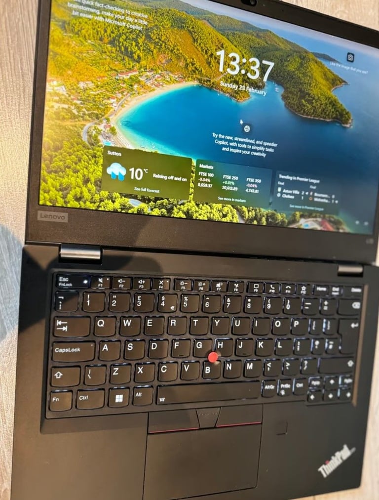 image for Powerful Lenovo Laptop warranty March 2026 ThinkPad L13 Gen2 Laptop 8 Cores AMD Ryzen 7 Pro