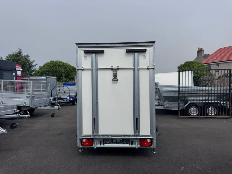 Brand New 8ft x 5ft x 6ft Single Axle Box Trailer With Ramp 1300KG Braked