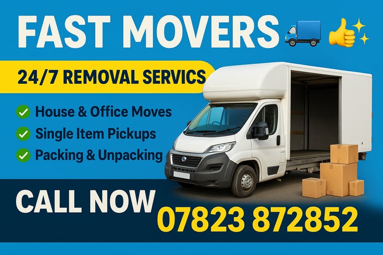 image for 24/7 Removal & Flat Movers, Property Shifters, Full house Move– Reliable Man and Van Service 