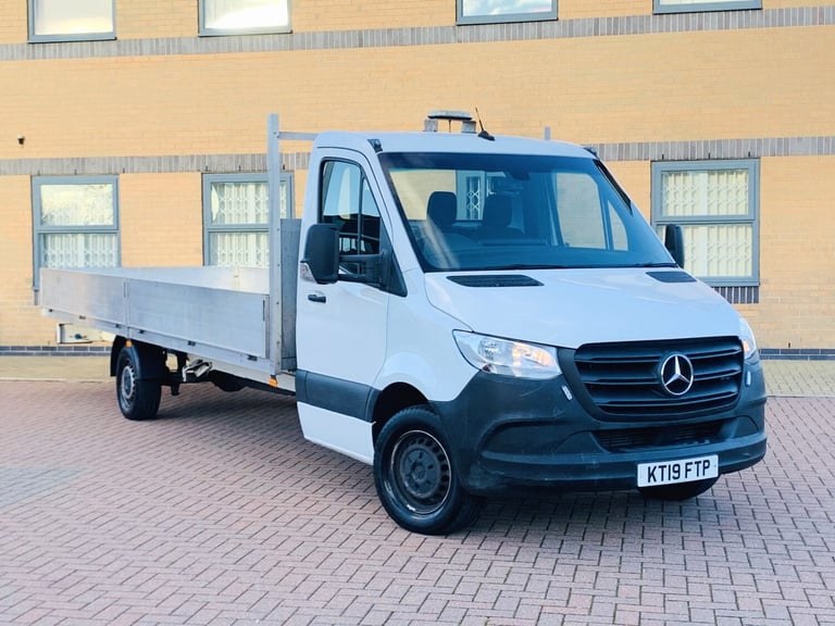 2019/19 Mercedes-Benz Sprinter 2.1 314 CDI XLWB Dropside Euro 6 - 2 Owners + 86K
