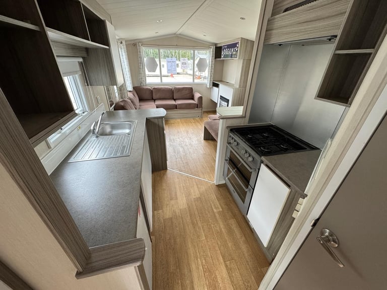 Double Glazed and Central Heated 2 Bed 10ft Wide Static Caravan For Private Land