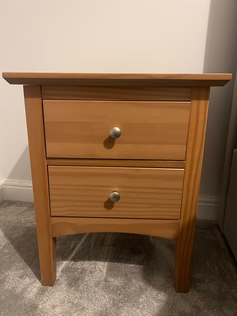 Marks & Spencer’s two-drawer bedside table (1 nr) 