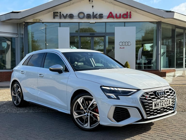 2022 Audi S3 2.0 TFSI Sportback 5dr Petrol S Tronic quattro Euro 6 (s/s) (310 ps) HATCHBACK Petro...