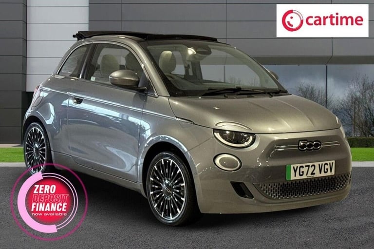 image for 2022 72 FIAT 500E C 42KWH LA PRIMA CONVERTIBLE 2DR ELECTRIC AUTO (118 PS) 1 OWNE