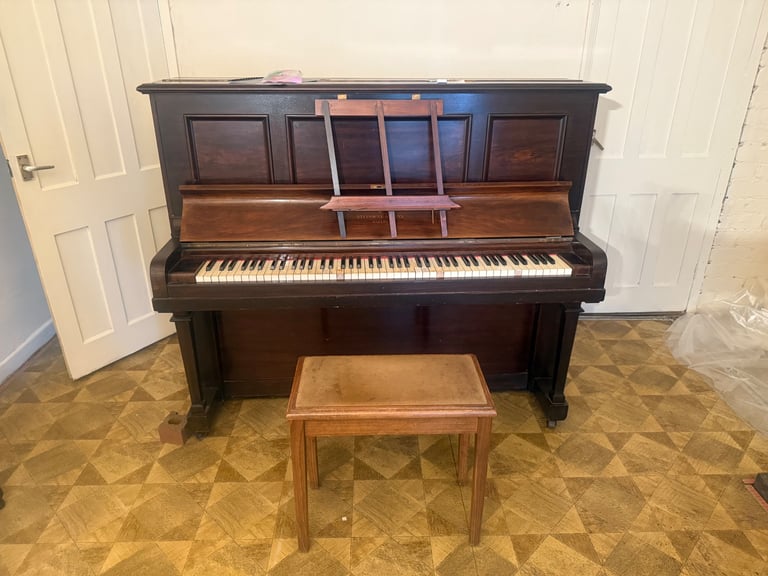 Steinway And Sons Piano Model K  - With Stool