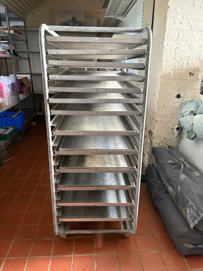 image for Shelves and trolley / Bakery shelves