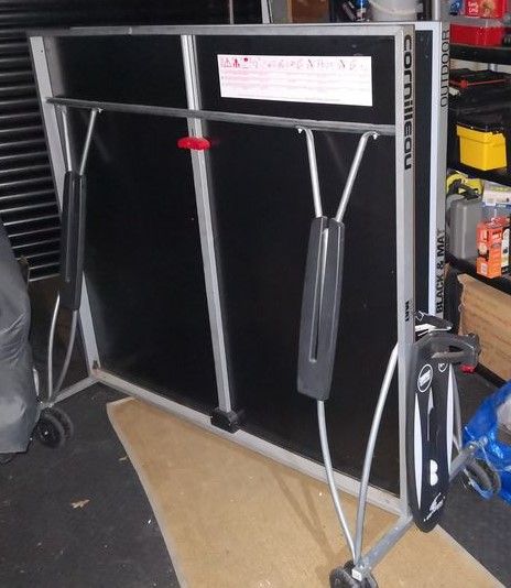 CORNILLEAU TABLE TENNIS TABLE -BLACK & MAT OUTDOOR