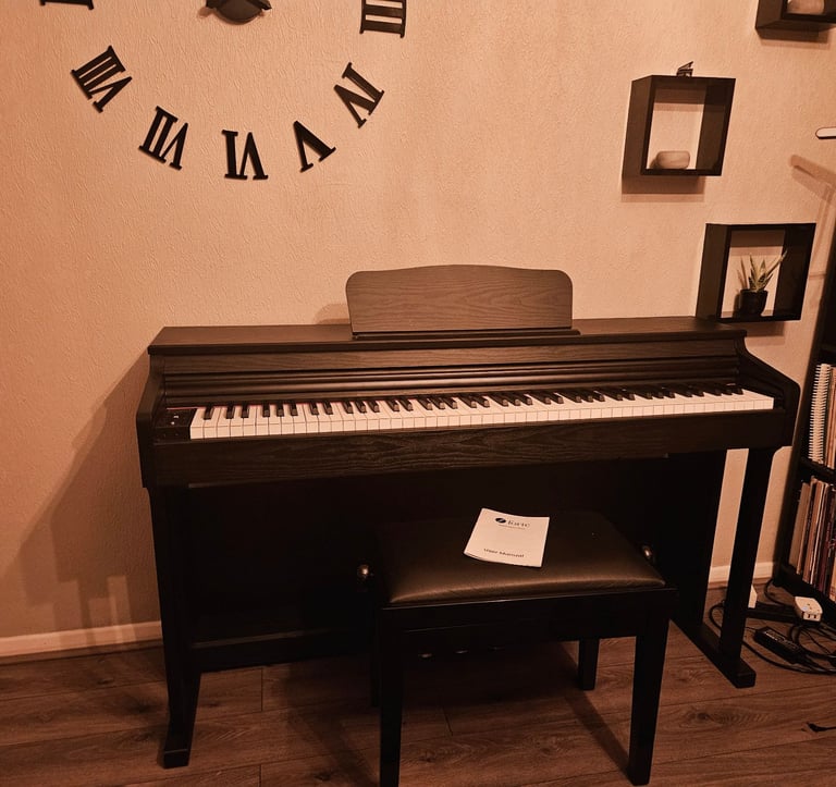 Black Digital Piano by Forte