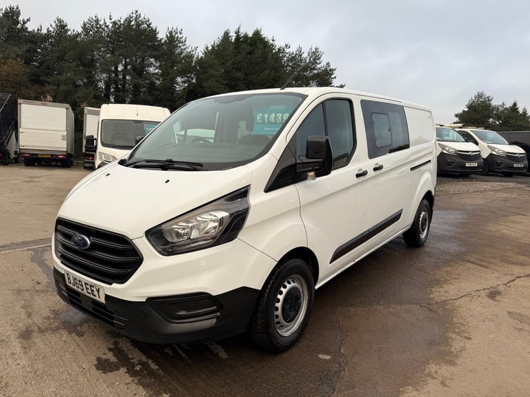 2019 Ford Transit Custom 2.0 TDCi 130ps Low Roof D/Cab Van PANEL VAN Diesel Manual