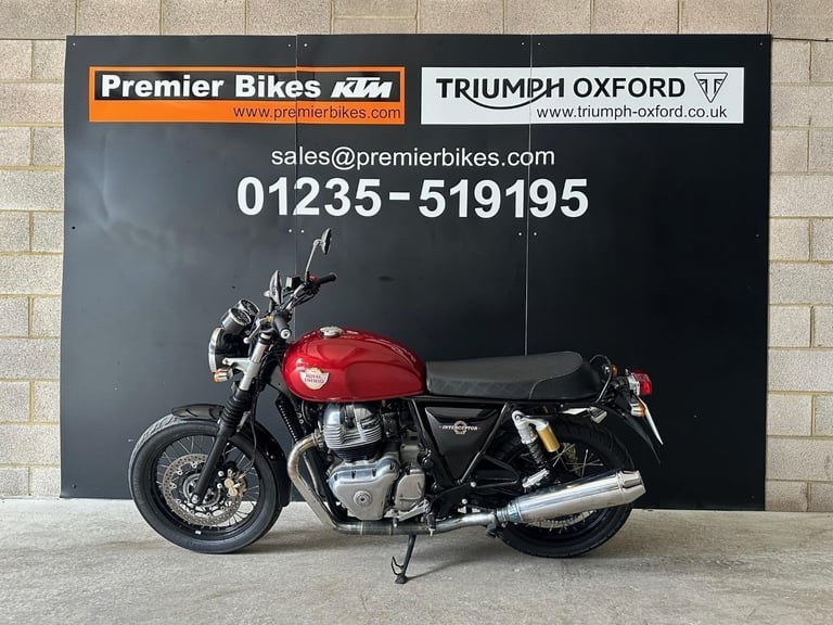 STUNNING LOW MILEAGE 2022/72 ROYAL ENFIELD INTERCEPTOR 650 MOTORCYCLE