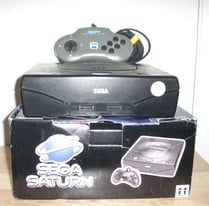  Sega Saturn Console - one controller boxed - Used