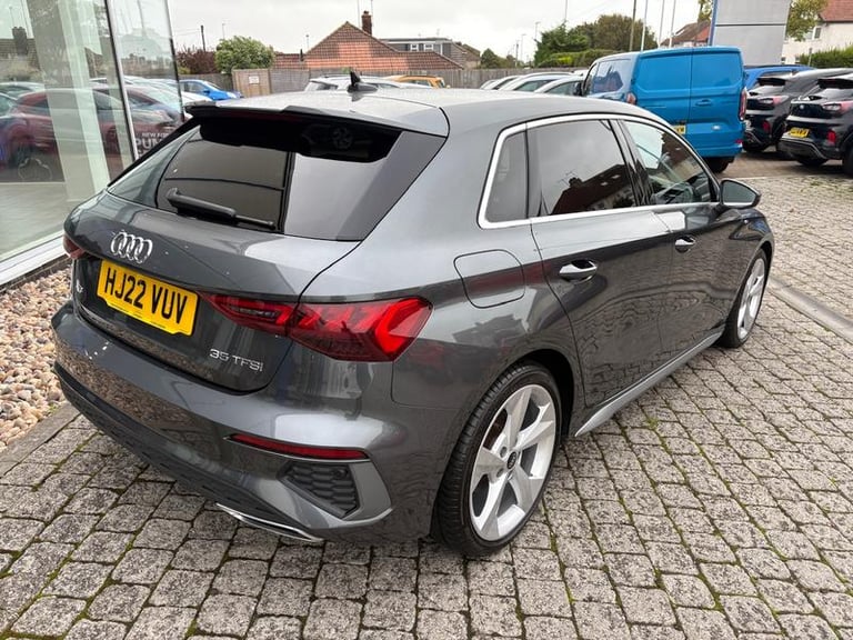 2022 Audi A3 1.5 TFSI 35 S line Sportback 5dr Petrol S Tronic Euro 6 (s/s) (150 ps) Auto Hatchbac...