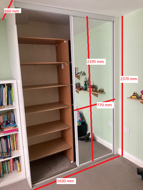 Wardrobe Sliding Doors - for free