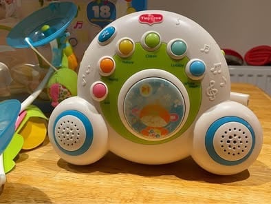 Baby rocker chair and mobile, plus changing mat