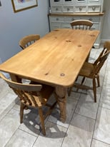 Farmhouse style Dining table and chairs