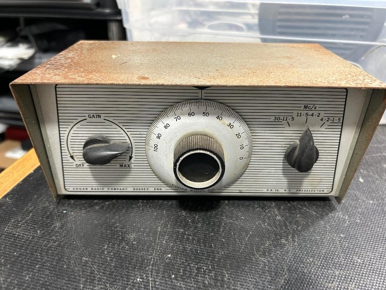 Codar PR.30 Preselector for HF bands aerial / antenna tuner