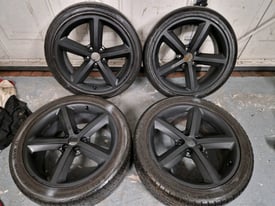 18 inch genuine audi alloy wheels pcd 5x112 