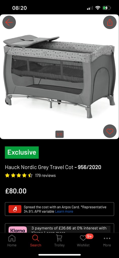image for Travel Cot / Play