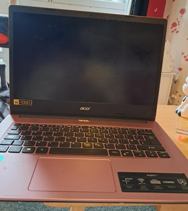 image for Acer Aspire 1 pink laptop 