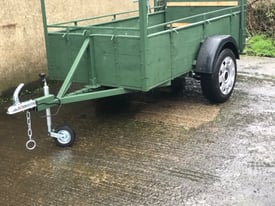 image for 8ftx4ft single axle trailer 