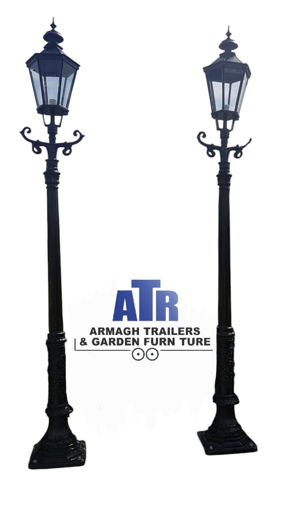 New Cast aluminium garden lamps lights