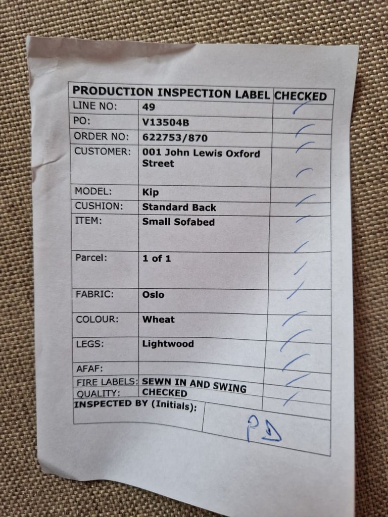 John Lewis Foldable Sofa Bed - Morden SM4- Collection&Cash Only