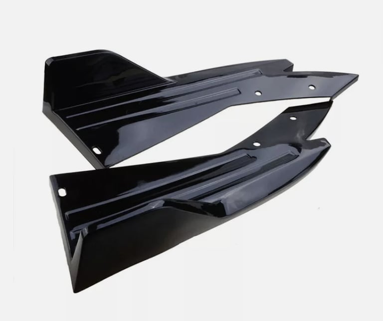 BMW 4 Series F32/F33/F36 Rear Bumper Diffuser Splitter Canard Gloss Black