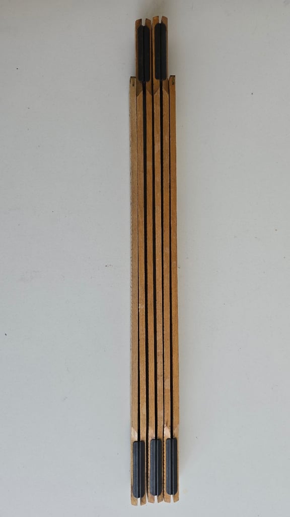Vintage Rabone Chesterman No.1642 Yardstick Collapsible 6 Feet