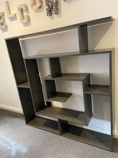 Labirent Bookcase | Modern Maze-Design Freestanding Shelf Unit