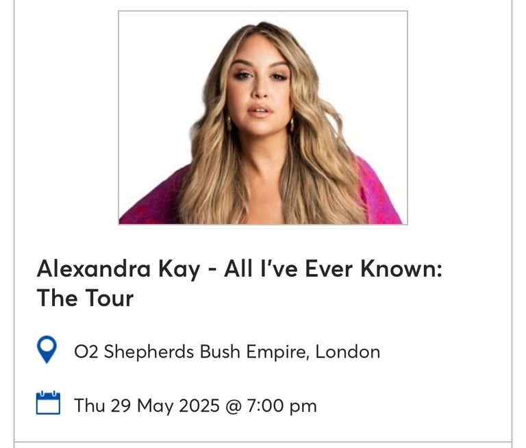 image for Alexandra Kay Tickets