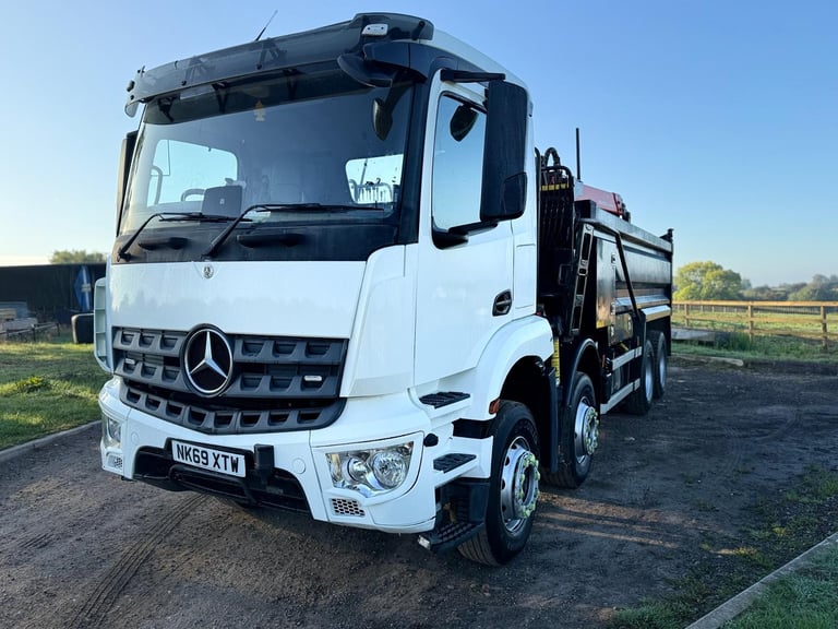Mercedes-Benz Arocs Tipper Grab Lorry 2019 ( 69 ) Palfinger Epsilon Crane