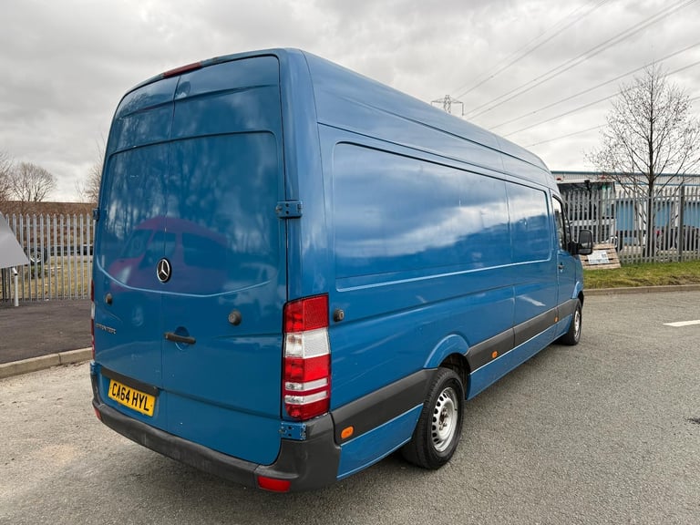 2014 64 REG MERCEDES BENZ SPRINTER 313 CDI 130 BHP LWB VAN BLUE MANUAL