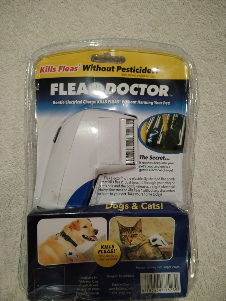 Pet flea treatment machine kills fleas 