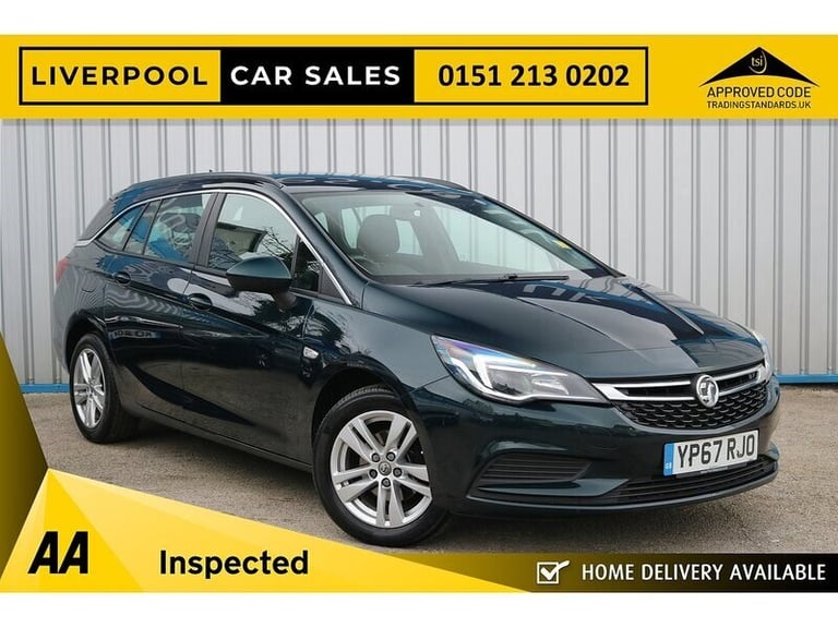 2017 Vauxhall Astra CDTi ecoTEC BlueInjection Tech Line Nav Estate Diesel Manual